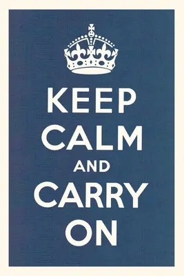 Jurnal de epocă Keep Calm and Carry On - Vintage Journal Keep Calm and Carry On