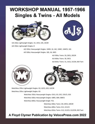 Ajs & Matchless 1957-1966 Manual de atelier Toate modelele - Singles & Twins - Ajs & Matchless 1957-1966 Workshop Manual All Models - Singles & Twins