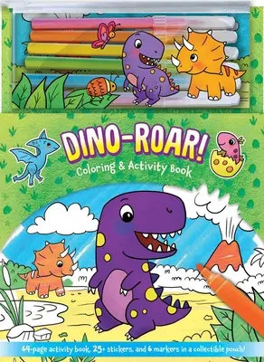 Dino-Roar! Carte de colorat și activități - Dino-Roar! Coloring & Activity Book