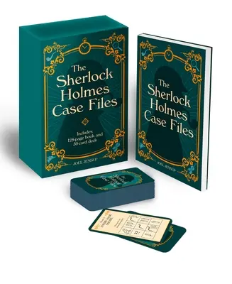 Dosarele cazului Sherlock Holmes: Include un pachet de 50 de cărți cu puzzle-uri captivante și o carte însoțitoare de 128 de pagini - The Sherlock Holmes Case Files: Includes a 50-Card Deck of Absorbing Puzzles and an Accompanying 128-Page Book