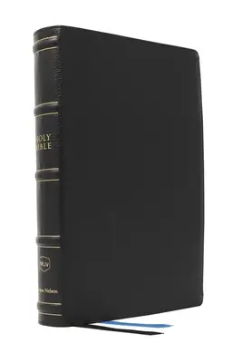 Nkjv, Large Print Thinline Reference Bible, Blue Letter, MacLaren Series, Genuine Leather, Black, Thumb Indexed, Comfort Print: Sfânta Biblie, New King J - Nkjv, Large Print Thinline Reference Bible, Blue Letter, MacLaren Series, Genuine Leather, Black, Thumb Indexed, Comfort Print: Holy Bible, New King J