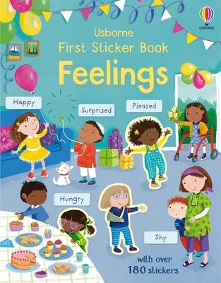 Prima carte de autocolante Sentimente - First Sticker Book Feelings