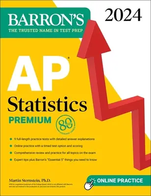 AP Statistics Premium, 2024: 9 teste practice + revizuire cuprinzătoare + practică online - AP Statistics Premium, 2024: 9 Practice Tests + Comprehensive Review + Online Practice