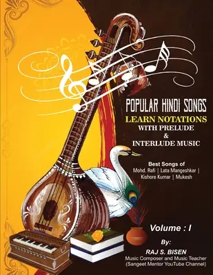 Cântece populare hindi - Învățați notațiile cu muzică de preludiu și interludiu - Popular Hindi Songs - Learn Notations with Prelude & Interlude Music