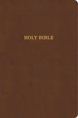 KJV Large Print Thinline Bible, Value Edition, Brown Leathertouch: Biblia Sfântă - KJV Large Print Thinline Bible, Value Edition, Brown Leathertouch: Holy Bible
