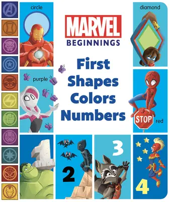 Începuturi Marvel: Primele forme, culori, numere - Marvel Beginnings: First Shapes, Colors, Numbers