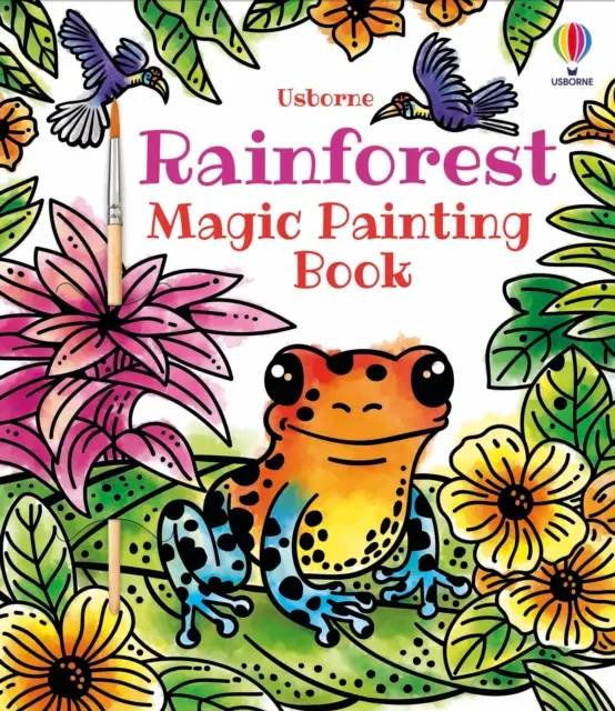 Cartea de pictură magică Rainforest - Rainforest Magic Painting Book
