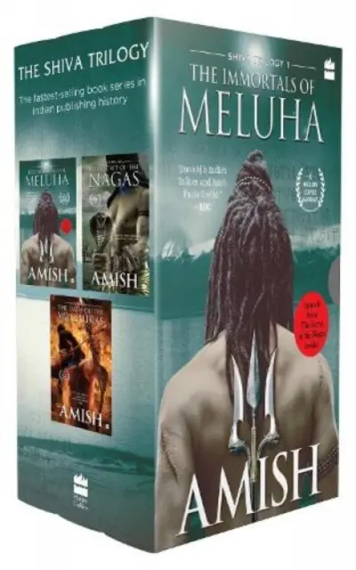 Triologia Shiva - Boxset de 3 cărți (Nemuritorii din Meluha, Secretul Nagasilor, Jurământul Vayuputras) - Shiva Triology - Boxset of 3 Books (The Immortals of Meluha, The Secret of The Nagas, The Oath of The Vayuputras)