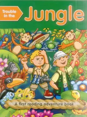 Probleme în junglă (Outsize): Primele cărți de citit pentru copiii de 3-5 ani - Trouble in the Jungle (Outsize): First Reading Books for 3-5 Year Olds