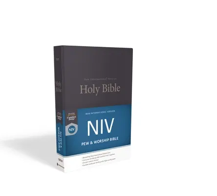 NIV, Pew and Worship Bible, Copertă cartonată, Albastru - NIV, Pew and Worship Bible, Hardcover, Blue