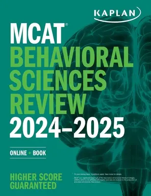 MCAT Behavioral Sciences Review 2024-2025: Online + Carte - MCAT Behavioral Sciences Review 2024-2025: Online + Book