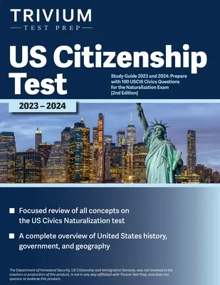 US Citizenship Test Study Guide 2023 and 2024: Pregătiți-vă cu 100 de întrebări civice USCIS pentru examenul de naturalizare [ediția a 2-a] - US Citizenship Test Study Guide 2023 and 2024: Prepare with 100 USCIS Civics Questions for the Naturalization Exam [2nd Edition]