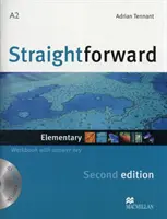 Straightforward 2nd Edition Carte de lucru pentru nivel elementar cu cheie și CD - Straightforward 2nd Edition Elementary Level Workbook with key & CD