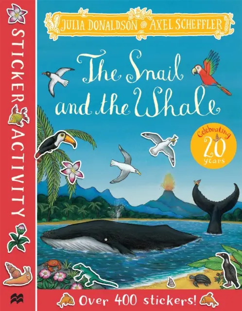 Melcul și balena - carte de autocolante - Snail and the Whale Sticker Book