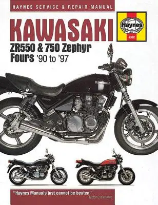 Kawasaki Zr550 & 750 Zephyr Fours '90 - '97 - Kawasaki Zr550 & 750 Zephyr Fours '90 to '97