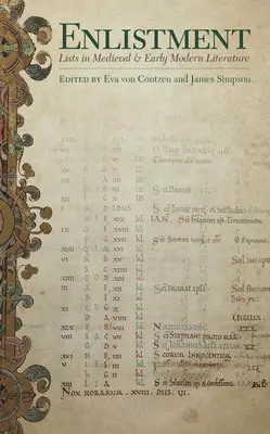 Înrolare: Liste în literatura medievală și modernă timpurie - Enlistment: Lists in Medieval and Early Modern Literature