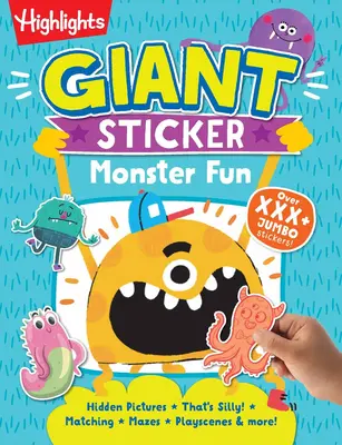 Monstru cu autocolante gigant - Giant Sticker Monster Fun