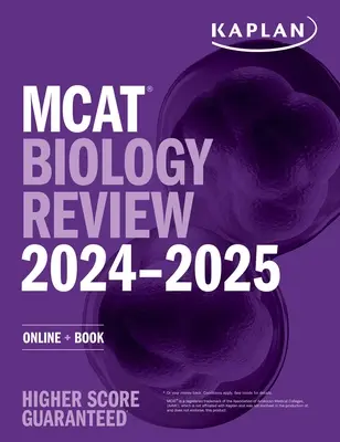 MCAT Biology Review 2024-2025: Online + Carte - MCAT Biology Review 2024-2025: Online + Book