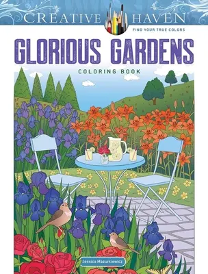 Carte de colorat Creative Haven Grădini minunate - Creative Haven Gorgeous Gardens Coloring Book