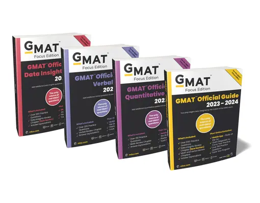GMAT Official Guide 2023-2024 Bundle, Focus Edition: Include GMAT Official Guide, GMAT Quantitative Review, GMAT Verbal Review și GMAT Data Insight - GMAT Official Guide 2023-2024 Bundle, Focus Edition: Includes GMAT Official Guide, GMAT Quantitative Review, GMAT Verbal Review, and GMAT Data Insight