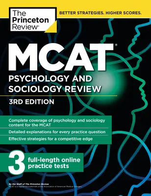 MCAT Psychology and Sociology Review - Revizuire completă a conținutului științelor comportamentale + teste practice - MCAT Psychology and Sociology Review - Complete Behavioral Sciences Content Review + Practice Tests