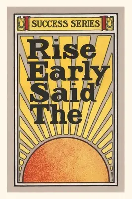 Jurnalul Vintage Rise Early - Vintage Journal Rise Early