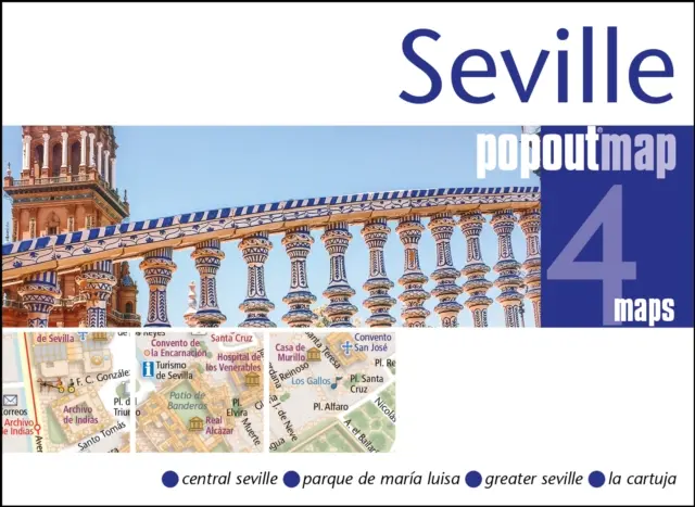 Harta Seville Popout - Seville Popout Map