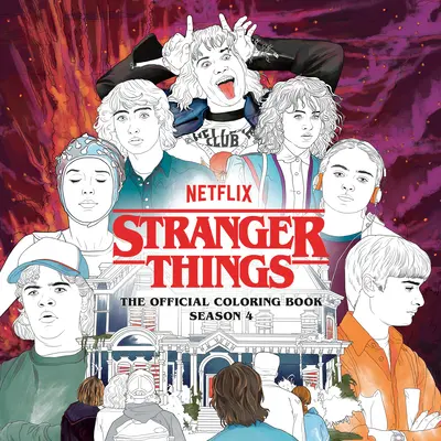 Stranger Things: Cartea oficială de colorat, sezonul 4 - Stranger Things: The Official Coloring Book, Season 4