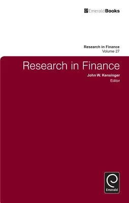 Cercetare în finanțe, volumul 27 - Research in Finance, Volume 27