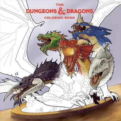 Cartea de colorat Dungeons & Dragons: 80 de desene line aventuroase - The Dungeons & Dragons Coloring Book: 80 Adventurous Line Drawings