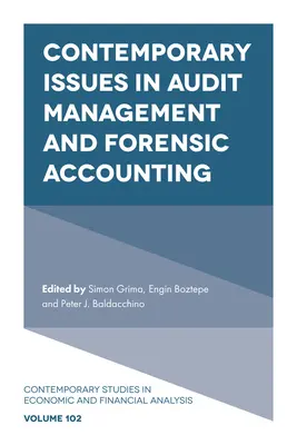Probleme contemporane în managementul auditului și contabilitatea judiciară - Contemporary Issues in Audit Management and Forensic Accounting