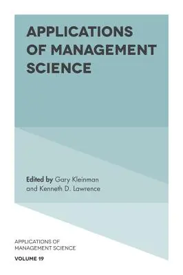 Aplicații ale științei managementului - Applications of Management Science