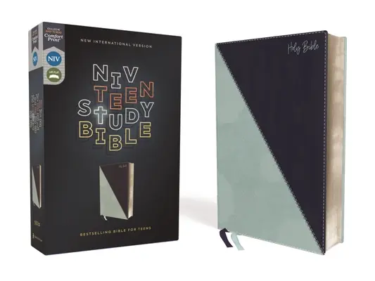 Niv, Biblia de studiu pentru adolescenți, Leathersoft, Teal, Comfort Print - Niv, Teen Study Bible, Leathersoft, Teal, Comfort Print