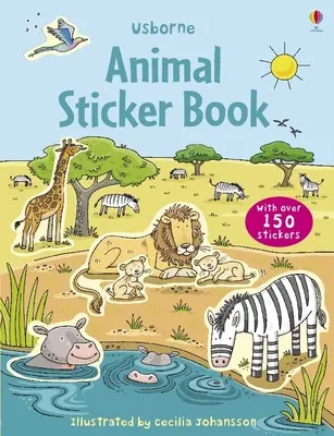 Prima carte de abțibilduri Animale - First Sticker Book Animals