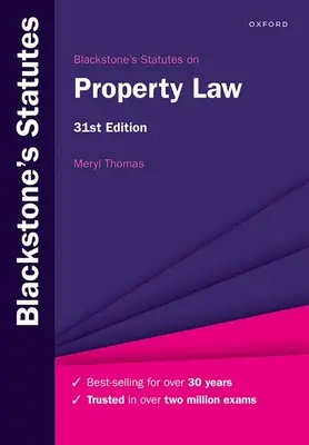 Blackstones Statutes on Property Law Ediția 31 - Blackstones Statutes on Property Law 31st Edition