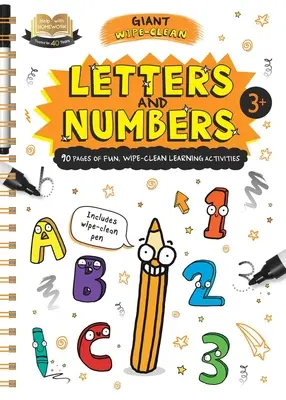 Ajutor la teme Litere și numere: Caiet de lucru uriaș pentru copii de peste 3 ani - Help with Homework Letters & Numbers: Giant Wipe-Clean Workbook for 3+ Year-Olds