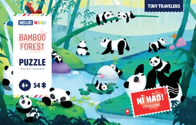 Puzzle: Pădurea de bambus - Puzzle: Bamboo Forest