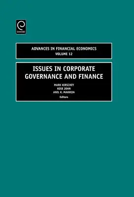 Aspecte privind guvernanța corporativă și finanțele - Issues in Corporate Governance and Finance
