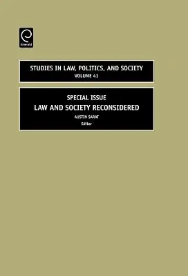 Legea și societatea reconsiderate: Ediție specială - Law and Society Reconsidered: Special Issue
