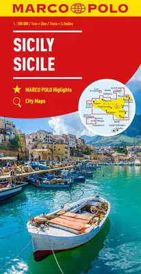 Sicilia Harta Marco Polo - Sicily Marco Polo Map