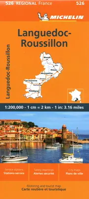 Franța: Languedoc-Roussillon Harta 526 - France: Languedoc-Roussillon Map 526