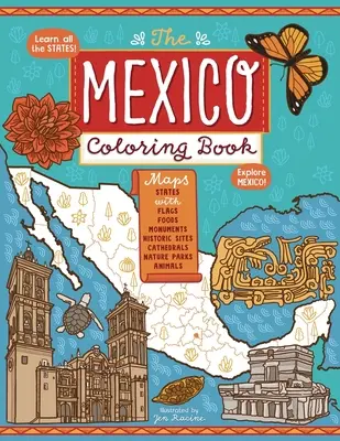 Cartea de colorat Mexic - The Mexico Coloring Book