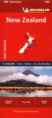Noua Zeelandă Harta 790 - New Zealand Map 790