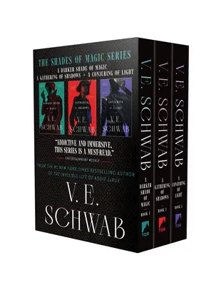 Trilogia Shades of Magic Boxed Set: O nuanță mai întunecată de magie, O adunare de umbre, O conjurare de lumină - Shades of Magic Trilogy Boxed Set: A Darker Shade of Magic, a Gathering of Shadows, a Conjuring of Light