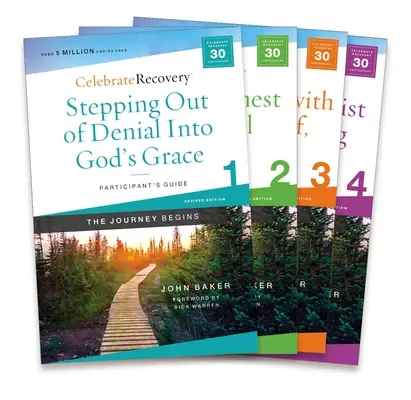 Setul actualizat al ghidului participantului Celebrate Recovery, volumele 1-4 - Un program de recuperare bazat pe opt principii din Beatitudini - Celebrate Recovery Updated Participant's Guide Set, Volumes 1-4 - A Recovery Program Based on Eight Principles from the Beatitudes