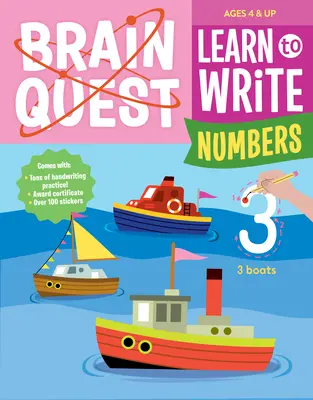 Brain Quest Învață să scrii: Numere - Brain Quest Learn to Write: Numbers