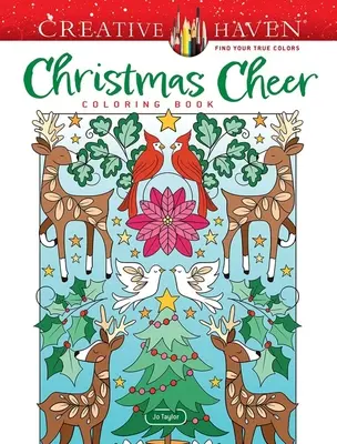 Carte de colorat Creative Haven Christmas Cheer - Creative Haven Christmas Cheer Coloring Book