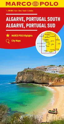 Algarve Harta Marco Polo - Algarve Marco Polo Map