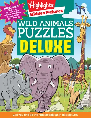 Puzzle cu animale sălbatice Deluxe - Wild Animals Puzzles Deluxe