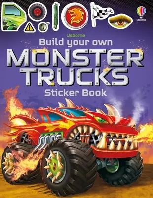 Construiește-ți propria carte de autocolante Monster Trucks - Build Your Own Monster Trucks Sticker Book
